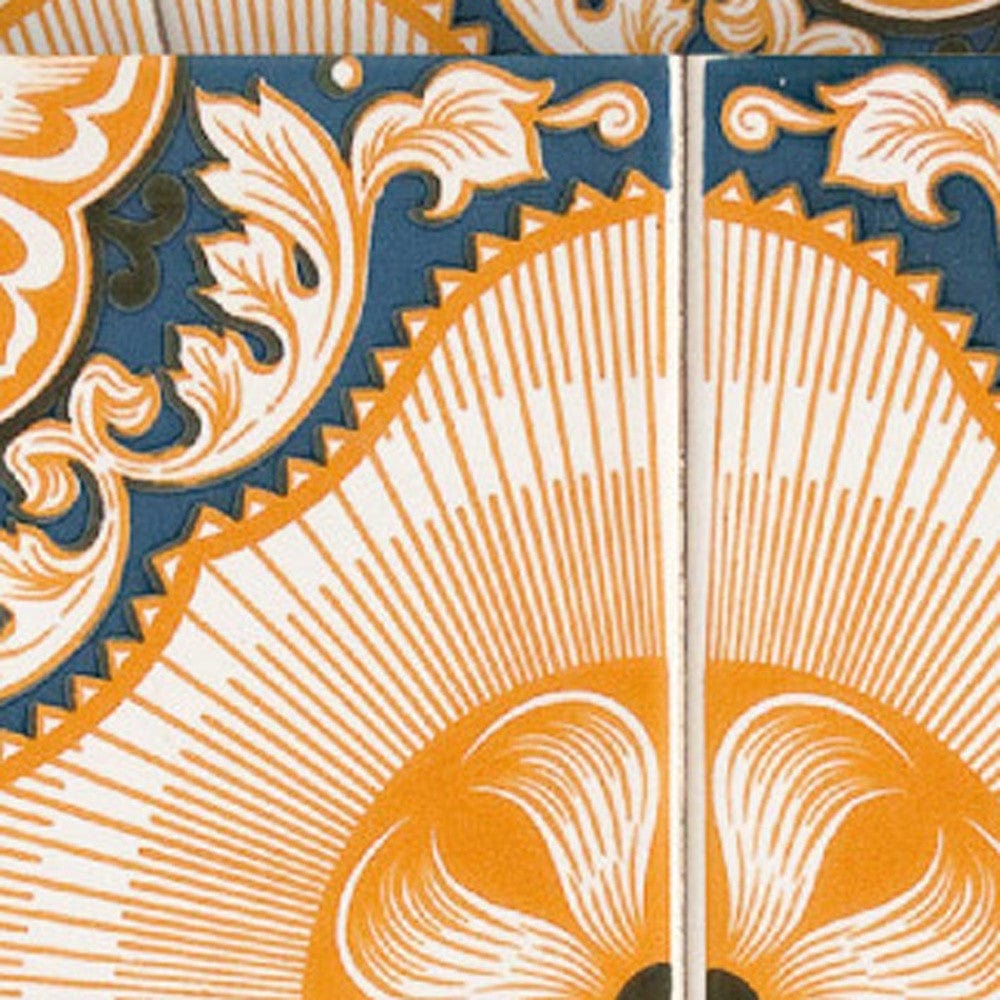 7" X 7" Golden Deco Peel And Stick Removable Tiles - Homeroots