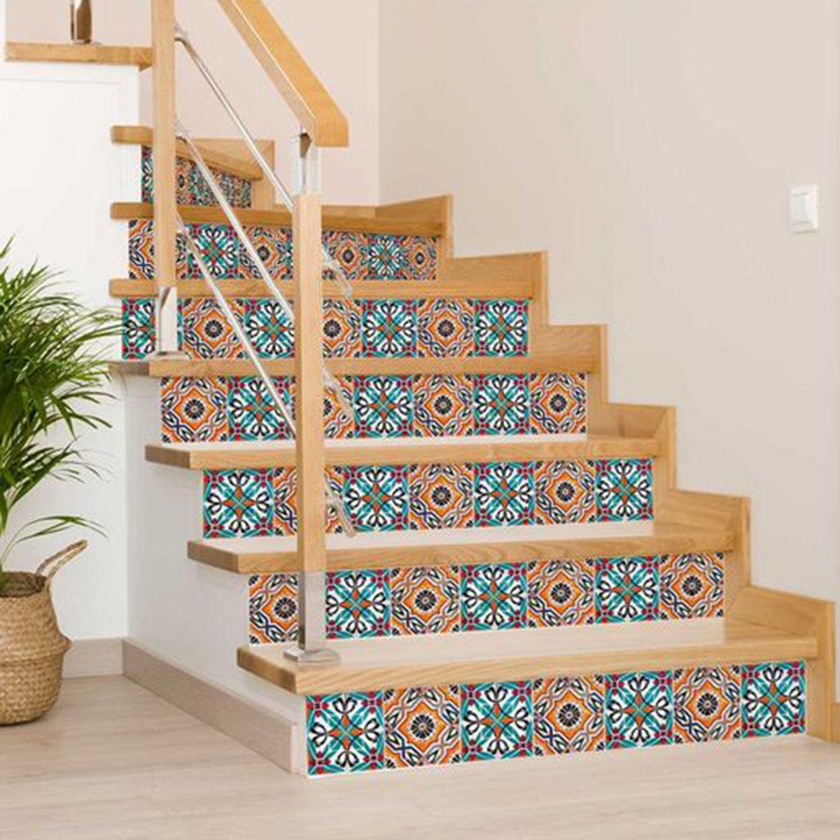 6" X 6" Terra Agra Peel And Stick Removable Tiles - Homeroots