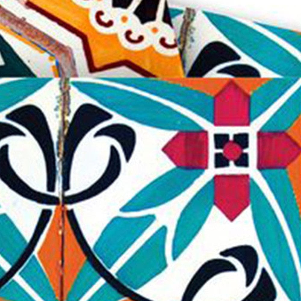 6" X 6" Terra Agra Peel And Stick Removable Tiles - Homeroots