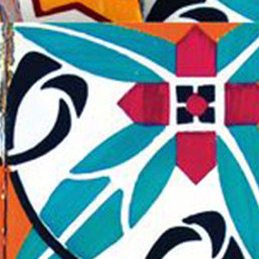 7" X 7" Terra Agra Peel And Stick Removable Tiles - Homeroots