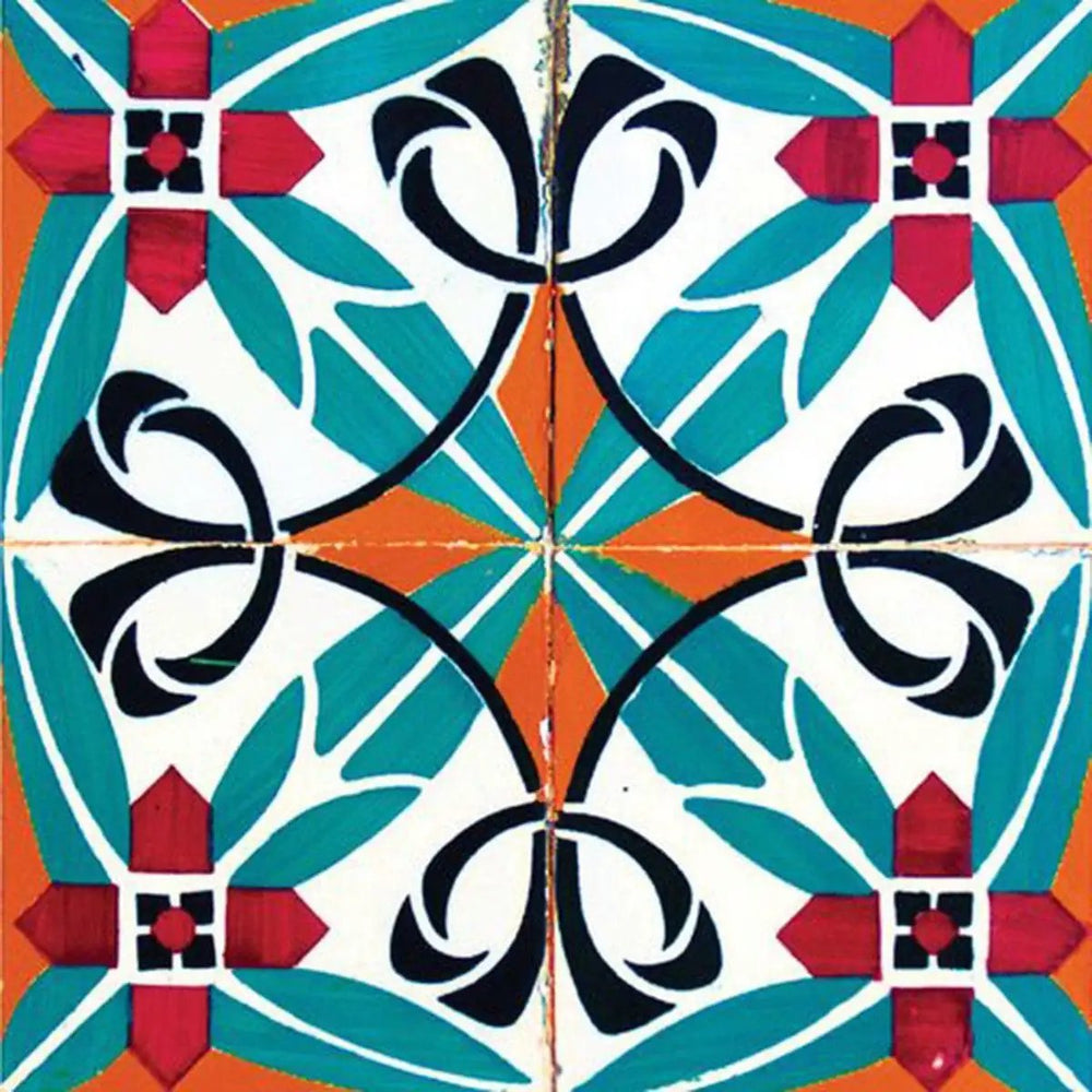 8" X 8" Terra Agra Peel And Stick Removable Tiles - Homeroots