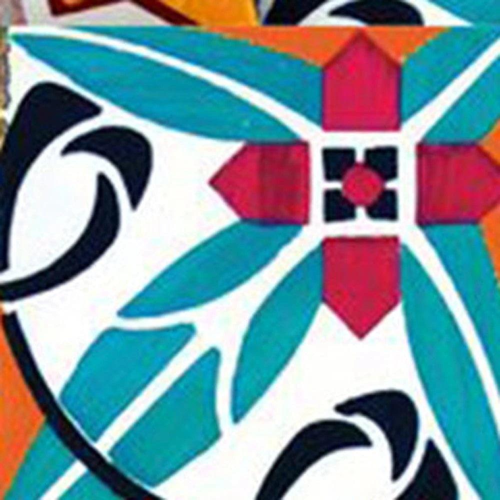 8" X 8" Terra Agra Peel And Stick Removable Tiles - Homeroots