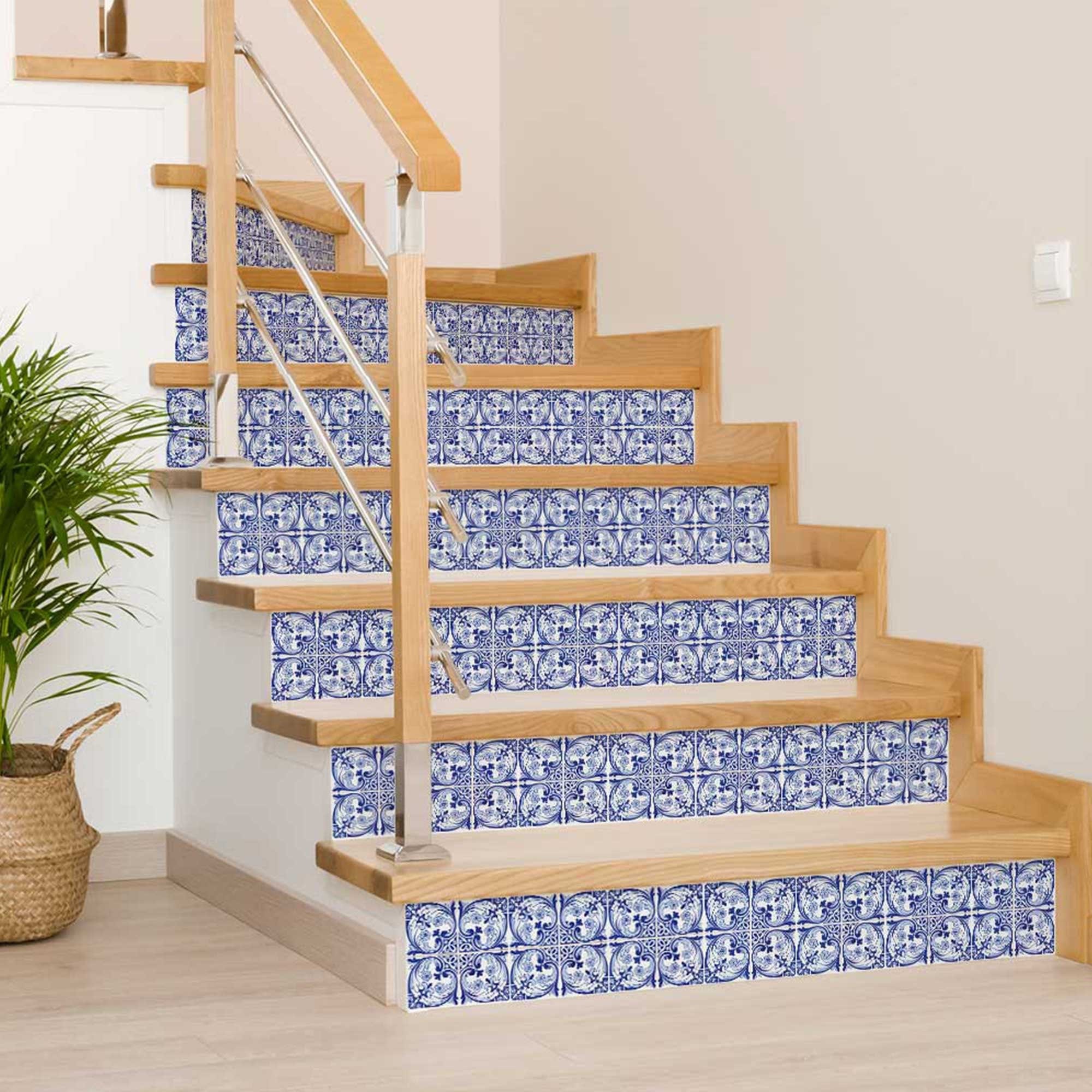 4" X 4" Blue Cloud Peel And Stick Removable Tiles - Homeroots - Flyclothing LLC