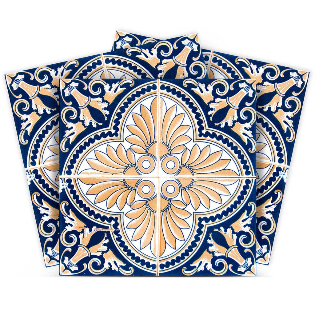 4" X 4" Nelly Peel And Stick Removable Tiles - Homeroots - Flyclothing LLC