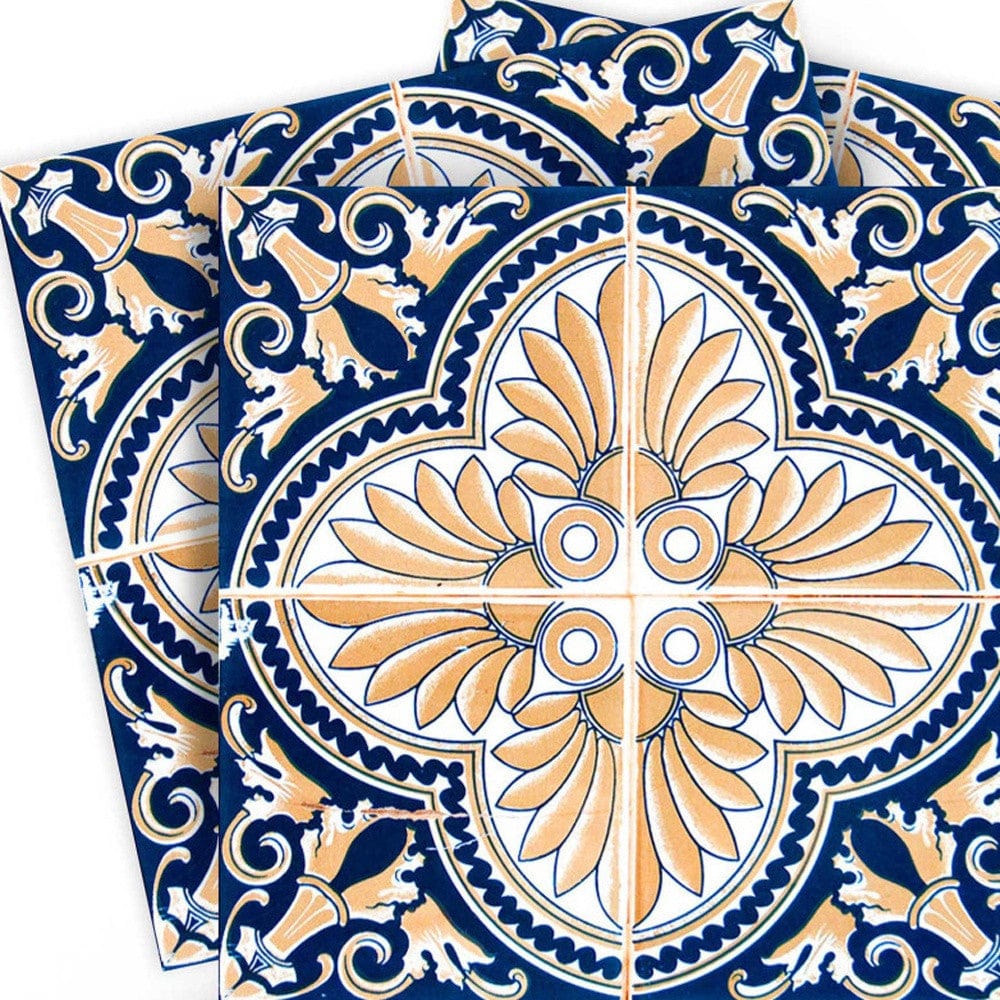 4" X 4" Nelly Peel And Stick Removable Tiles - Homeroots