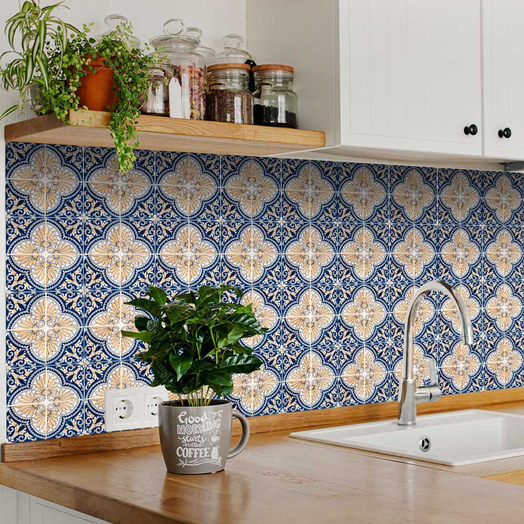 5" X 5" Nelly Peel And Stick Removable Tiles - Homeroots - Flyclothing LLC