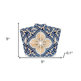 5" X 5" Nelly Peel And Stick Removable Tiles - Homeroots - Flyclothing LLC