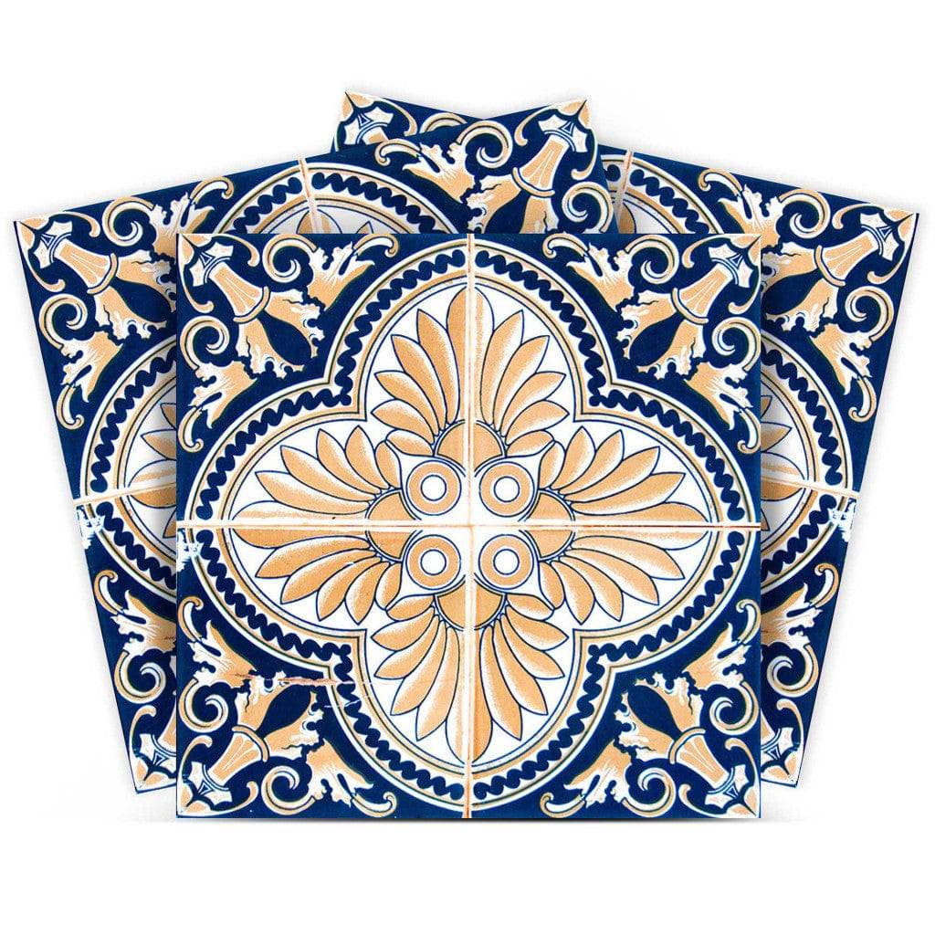 6" X 6" Nelly Peel And Stick Removable Tiles - Homeroots - Flyclothing LLC