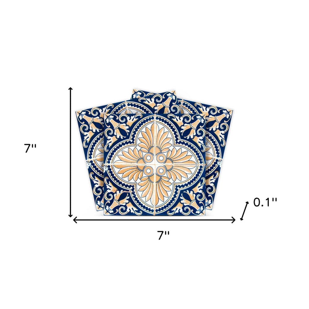 7" X 7" Nelly Peel And Stick Removable Tiles - Homeroots