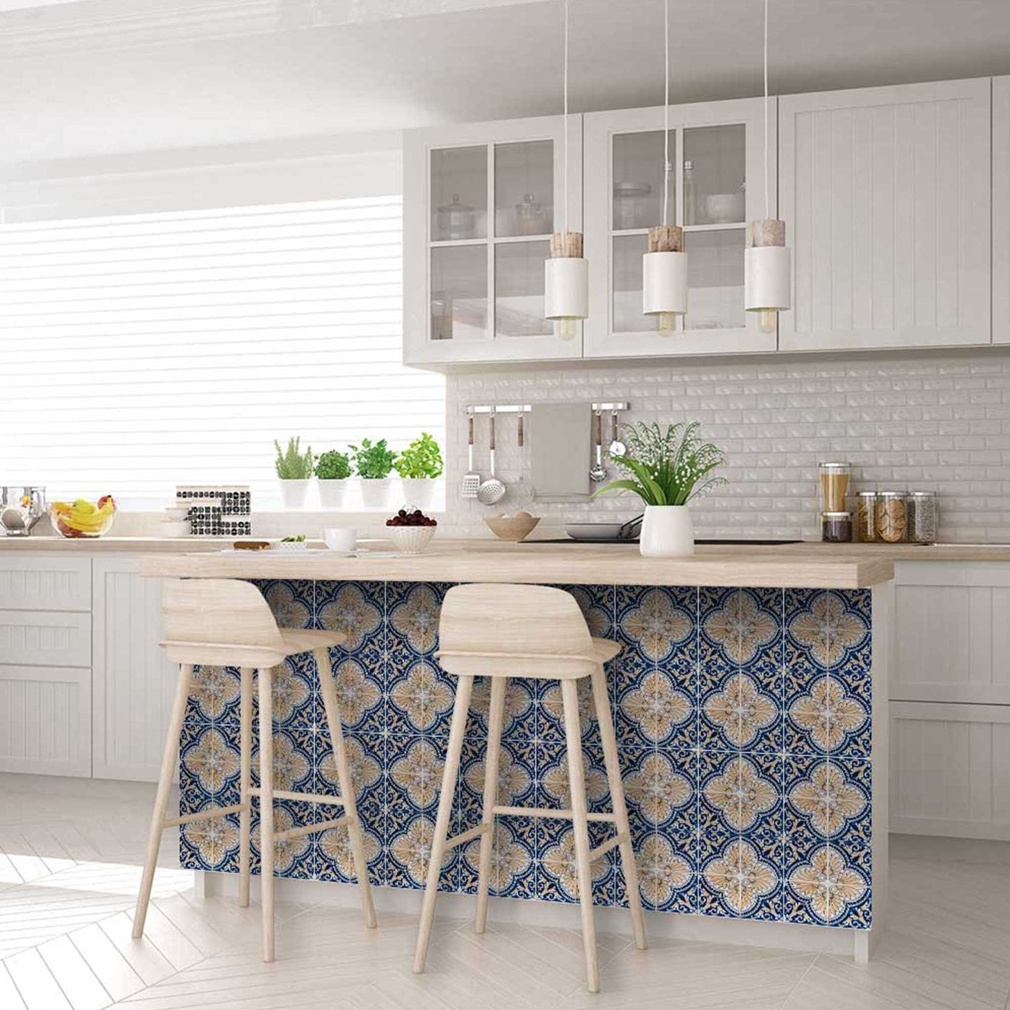 8" X 8" Nelly Peel And Stick Removable Tiles - Homeroots