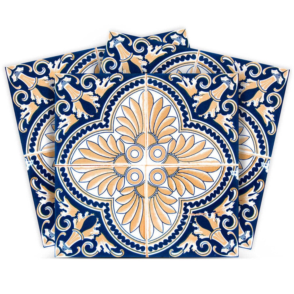 8" X 8" Nelly Peel And Stick Removable Tiles - Homeroots - Flyclothing LLC
