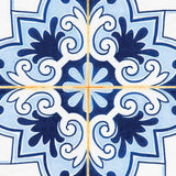 5" X 5" Blue Mia Peel And Stick Removable Tiles - Homeroots - Flyclothing LLC