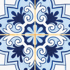 5" X 5" Blue Mia Peel And Stick Removable Tiles