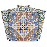8" X 8" Muted Pastel Kyla Peel And Stick Tiles - Homeroots