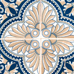 5" X 5" Blue Taupe Tobi Peel And Stick Tiles