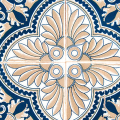 6" X 6" Blue Taupe Tobi Peel And Stick Tiles - Homeroots