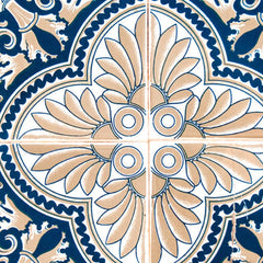 7" X 7" Blue Taupe Tobi Peel And Stick Tiles