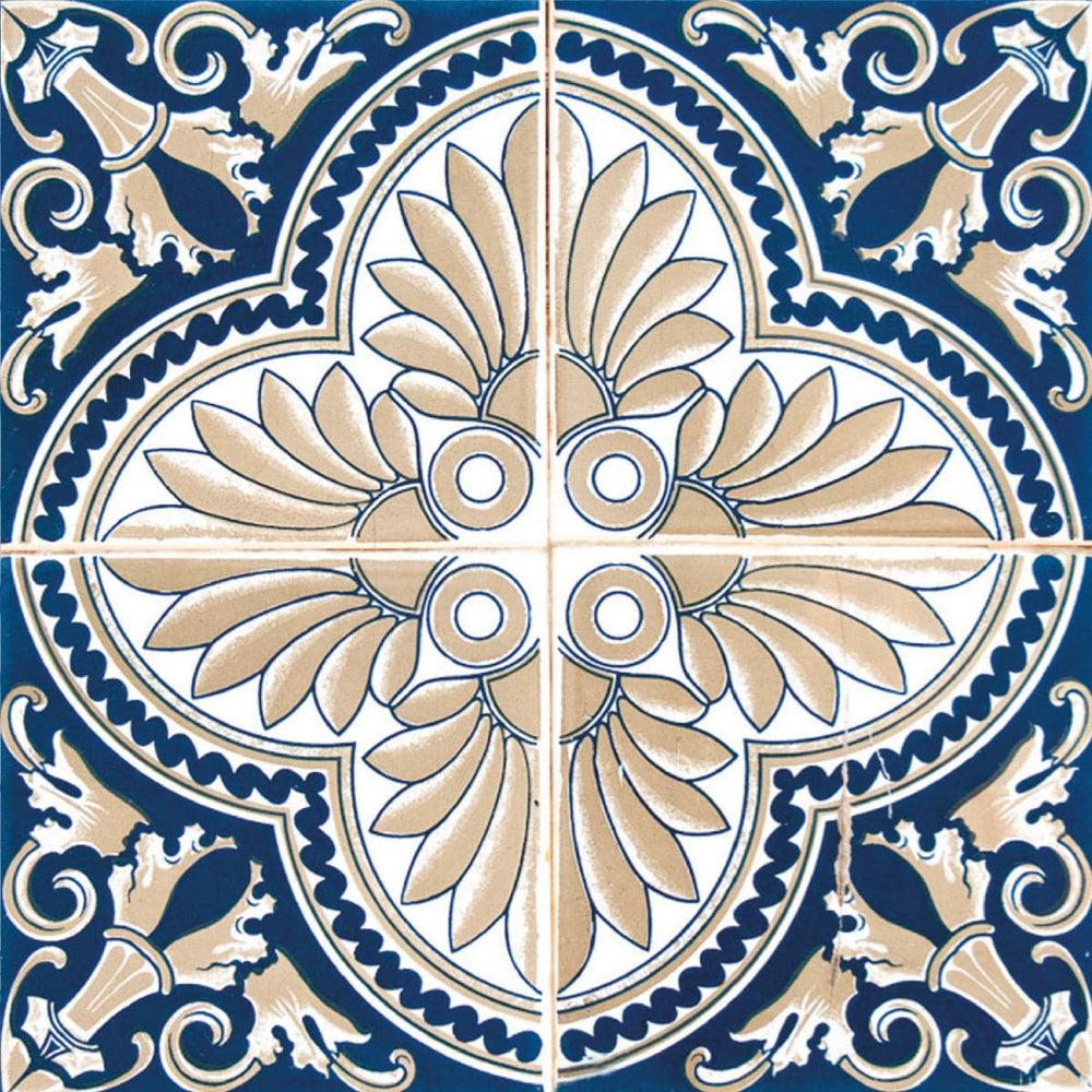 8" X 8" Blue Taupe Tobi Peel And Stick Tiles - Homeroots - Flyclothing LLC