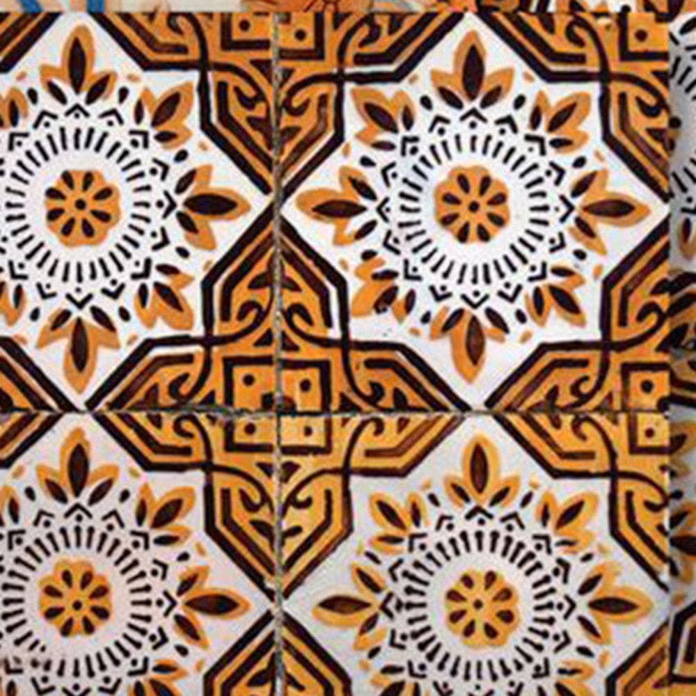 4" X 4" Bella Terra Peel And Stick Removable Tiles - Homeroots