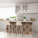 5" X 5" Bella Terra Peel And Stick Removable Tiles - Homeroots - Flyclothing LLC