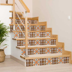6" X 6" Bella Terra Peel And Stick Removable Tiles - Homeroots