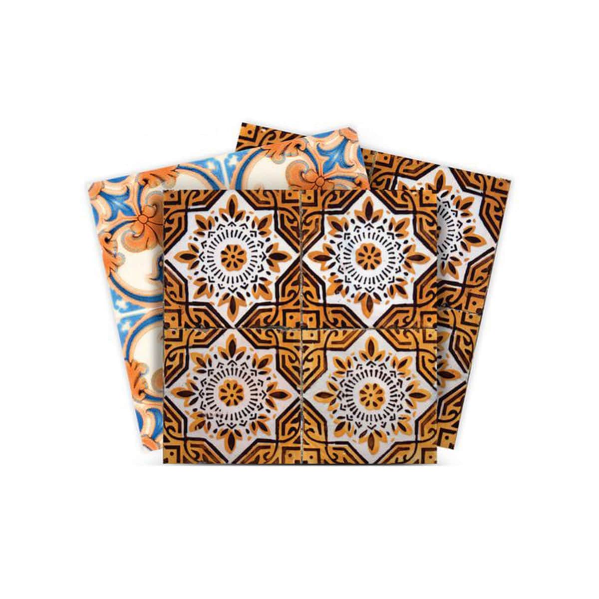 8" X 8" Bella Terra Peel And Stick Removable Tiles - Homeroots - Flyclothing LLC