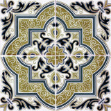 4" X 4" Vintage Cran and Green Peel and Stick Removable Tiles - Homeroots - Flyclothing LLC