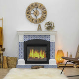 6" X 6" Blue Mia Gia Peel And Stick Removable Tiles - Homeroots