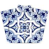 7" X 7" Blue Mia Gia Peel And Stick Removable Tiles - Homeroots
