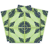 5" X 5" Aegean Orb Removable Peel and Stick Tiles - Homeroots