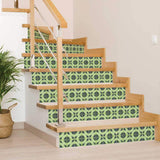 7" X 7" Aegean Orb Removable Peel and Stick Tiles - Homeroots - Flyclothing LLC