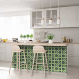 7" X 7" Aegean Orb Removable Peel and Stick Tiles - Homeroots - Flyclothing LLC