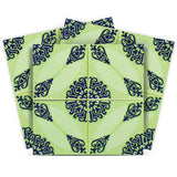 8" X 8" Aegean Orb Removable Peel and Stick Tiles - Homeroots