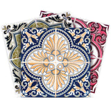 7" X 7" Vintage Multi Removable Peel and Stick Tiles - Homeroots