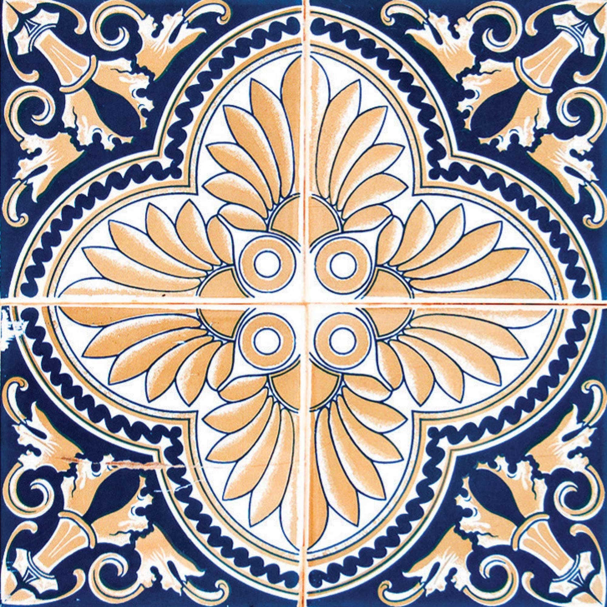 7" X 7" Vintage Multi Removable Peel and Stick Tiles - Homeroots - Flyclothing LLC