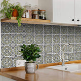 5" X 5" Vintage Aegean Removable Peel and Stick Tiles - Homeroots - Flyclothing LLC
