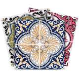 8" X 8" Vintage Multi Removable Peel and Stick Tiles - Homeroots