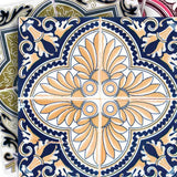 8" X 8" Vintage Multi Removable Peel and Stick Tiles - Homeroots