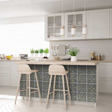 6" X 6" Vintage Aegean Removable Peel and Stick Tiles - Homeroots - Flyclothing LLC