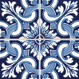 4" X 4" Blue Multi Mosaic Peel And Stick Tiles - Homeroots - Flyclothing LLC