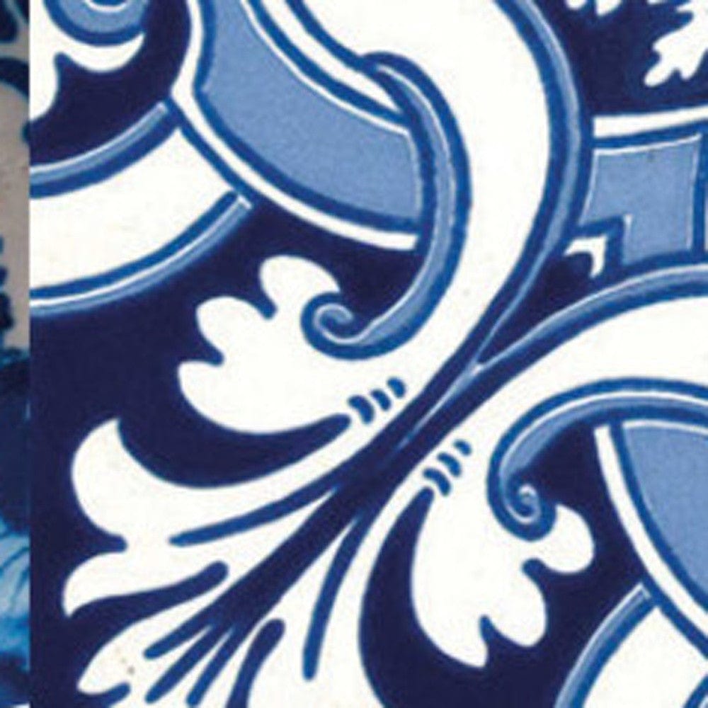 7" X 7" Blue Multi Mosaic Peel and Stick Tiles - Homeroots - Flyclothing LLC