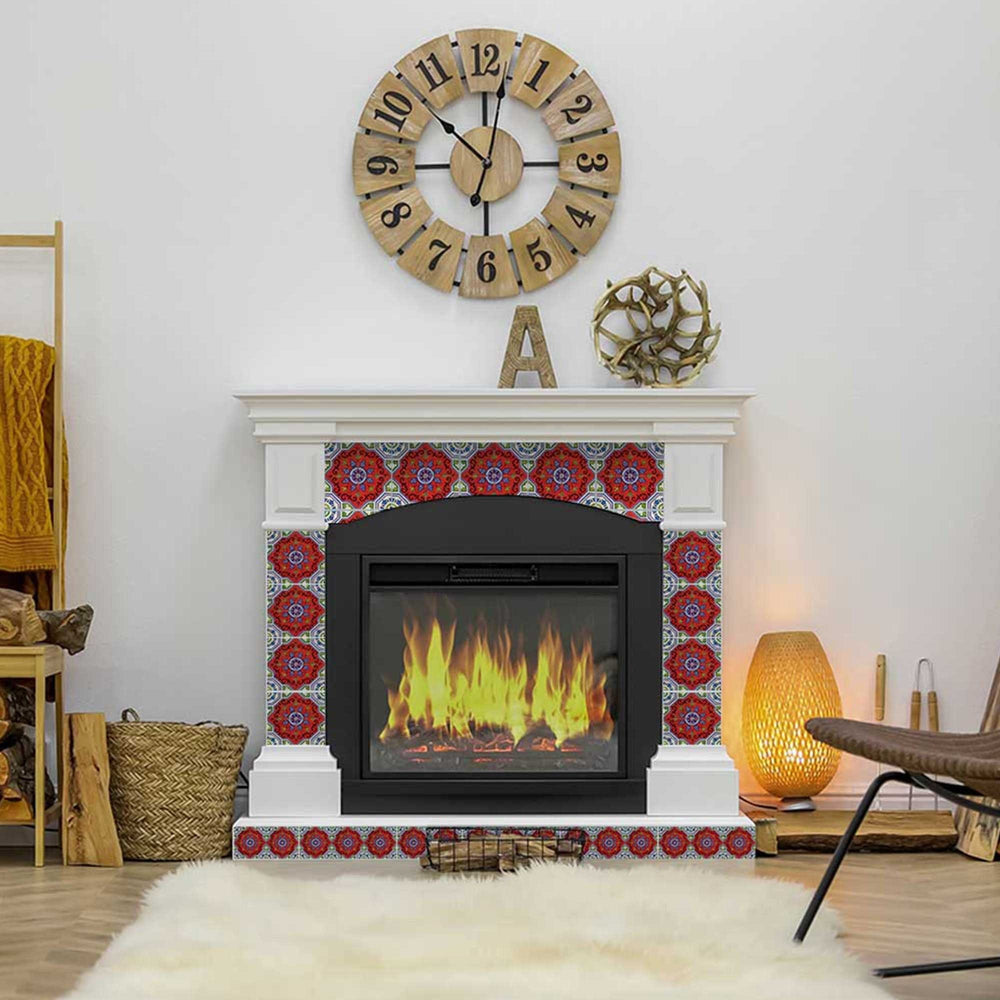 6" X 6" Sage Terra Removable Peel and Stick Tiles - Homeroots - Flyclothing LLC