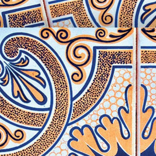 6" X 6" Blue Taupe Nova Removable Peel and Stick Tiles - Homeroots