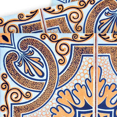 6" X 6" Blue Taupe Nova Removable Peel and Stick Tiles - Homeroots