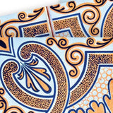 7" X 7" Blue Taupe Nova Removable Peel and Stick Tiles - Homeroots