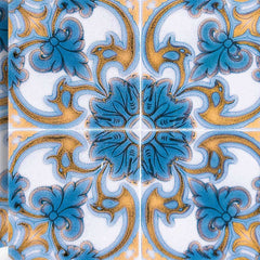 6" X 6" Teal Taupe Sia Removable Peel and Stick Tiles