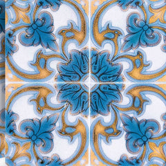 8" X 8" Teal Taupe Sia Removable Peel and Stick Tiles