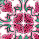 6" X 6" Rosa Pink Lea Removable Peel and Stick Tiles - Homeroots