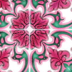 8" X 8" Rosa Pink Lea Removable Peel and Stick Tiles