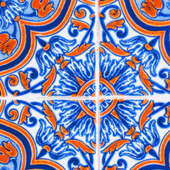 8" X 8" Blue Rust Zio Removable Peel and Stick Tiles